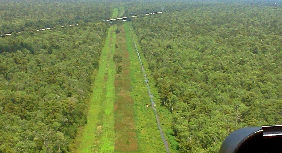 Aerial View of Pipeline